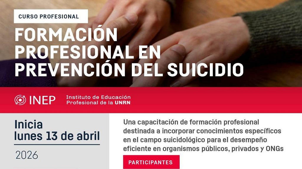 “Formación Profesional en Prevención del Suicidio”