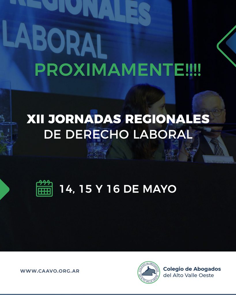 XII Jornadas Regionales de Derecho Laboral